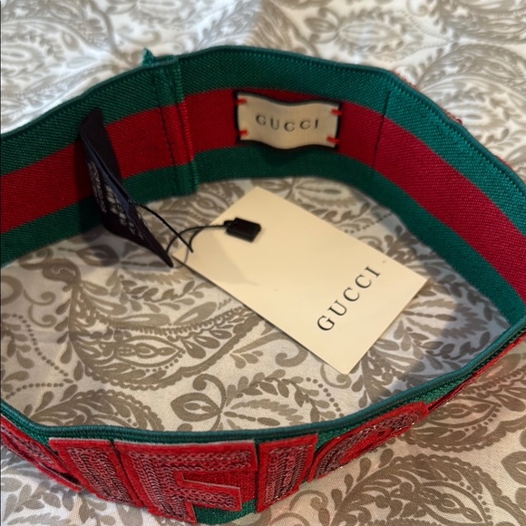 BEAUTIFUL Red and Green Headband - Picture 4 of 8